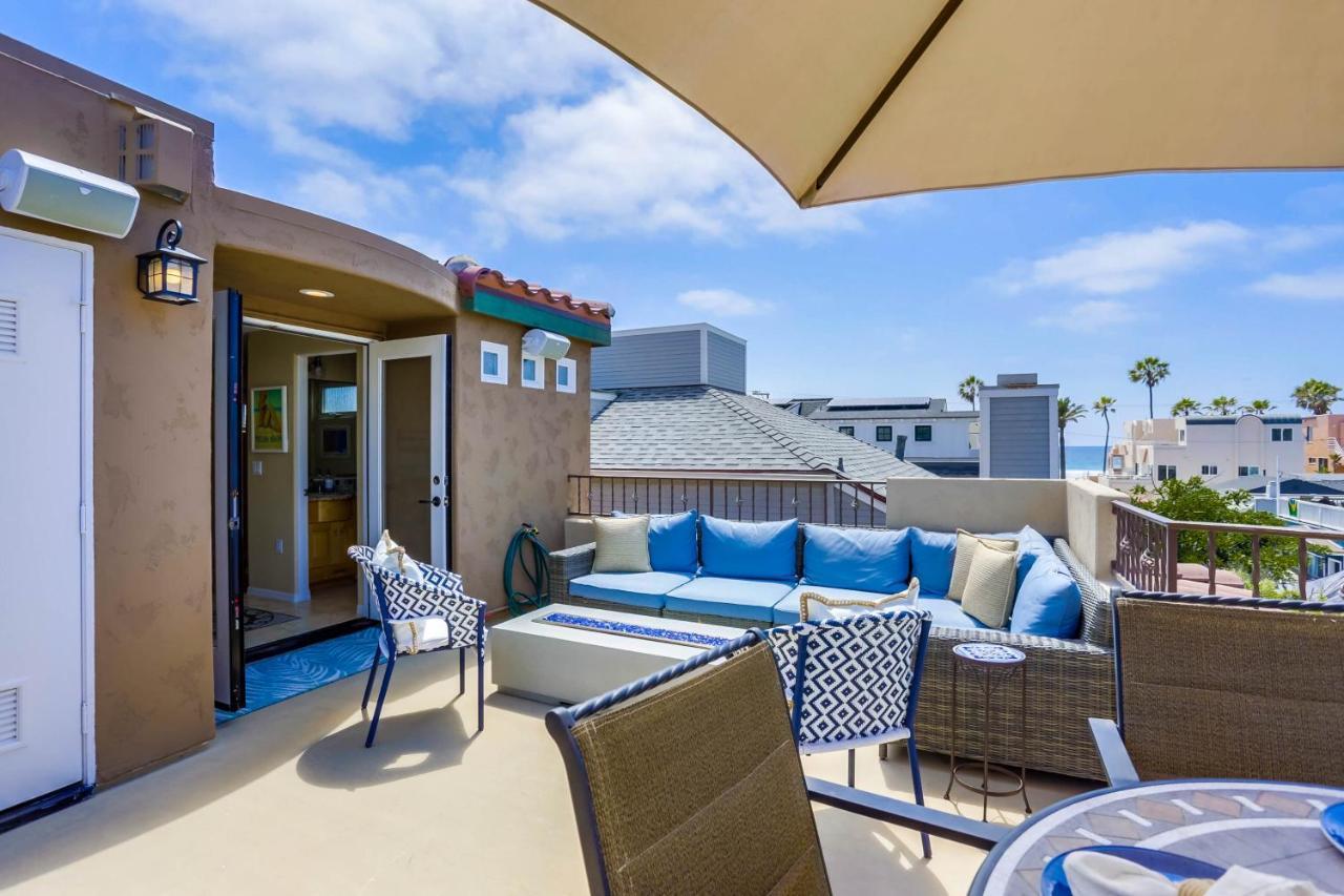Stunning Ocean View Home W Rooftop Terrace, Firepit, Fast Wifi, Ac & Parking! ซานดิเอโก ภายนอก รูปภาพ